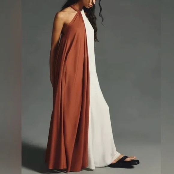 Anthropologie Let Me Be color-block maxi dress - Picture 2 of 10